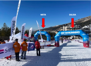 Cambios en area salida-meta Snow Running Sierra Nevada 2025